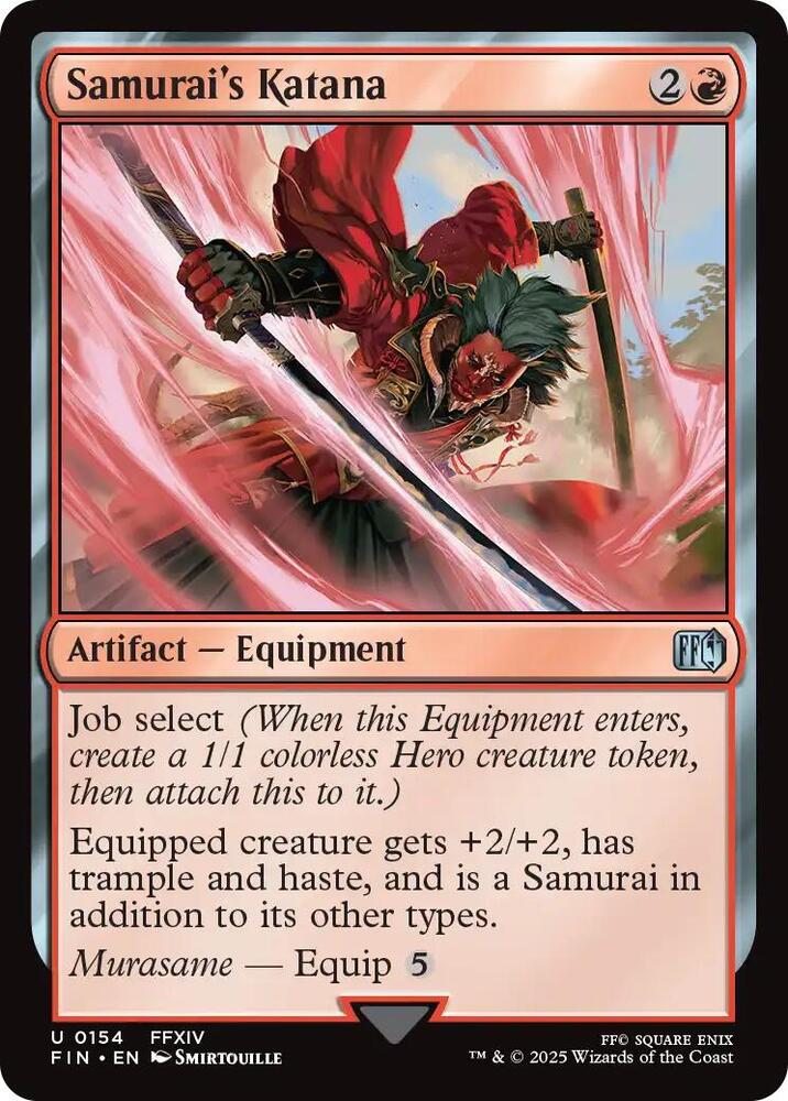 Samurai's Katana, FIN, 154, NM
