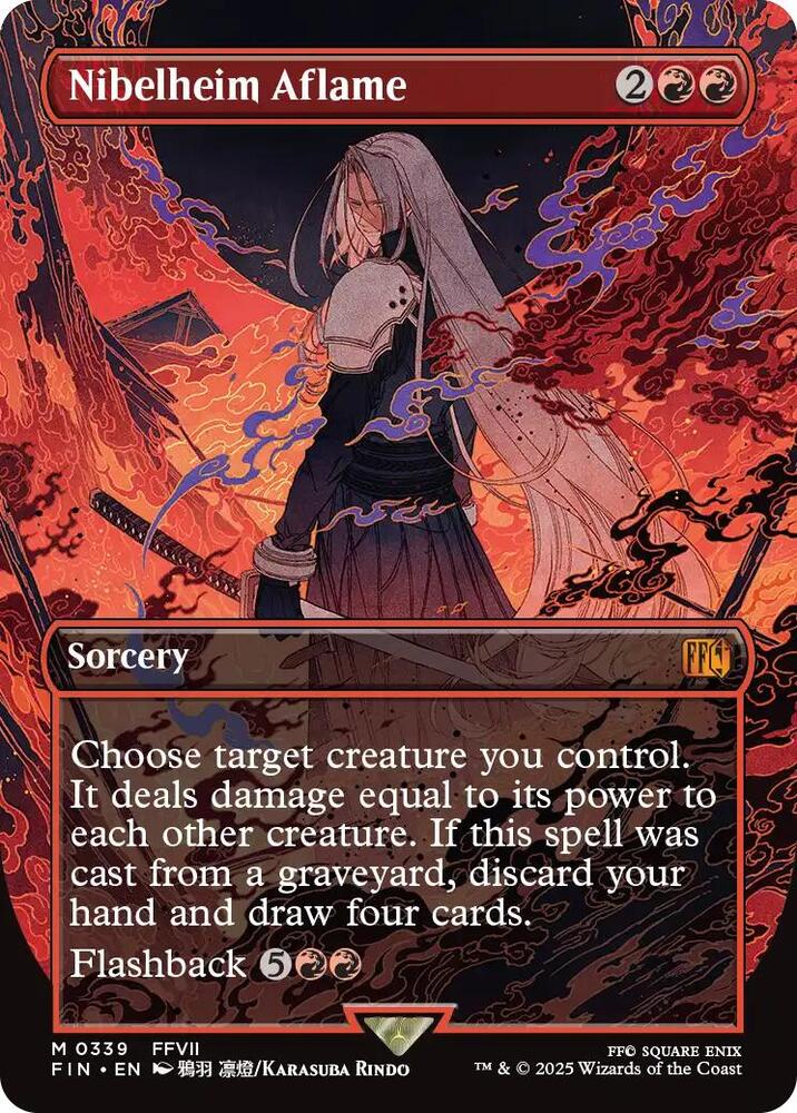 Nibelheim Aflame (Borderless), FIN, 339, NM