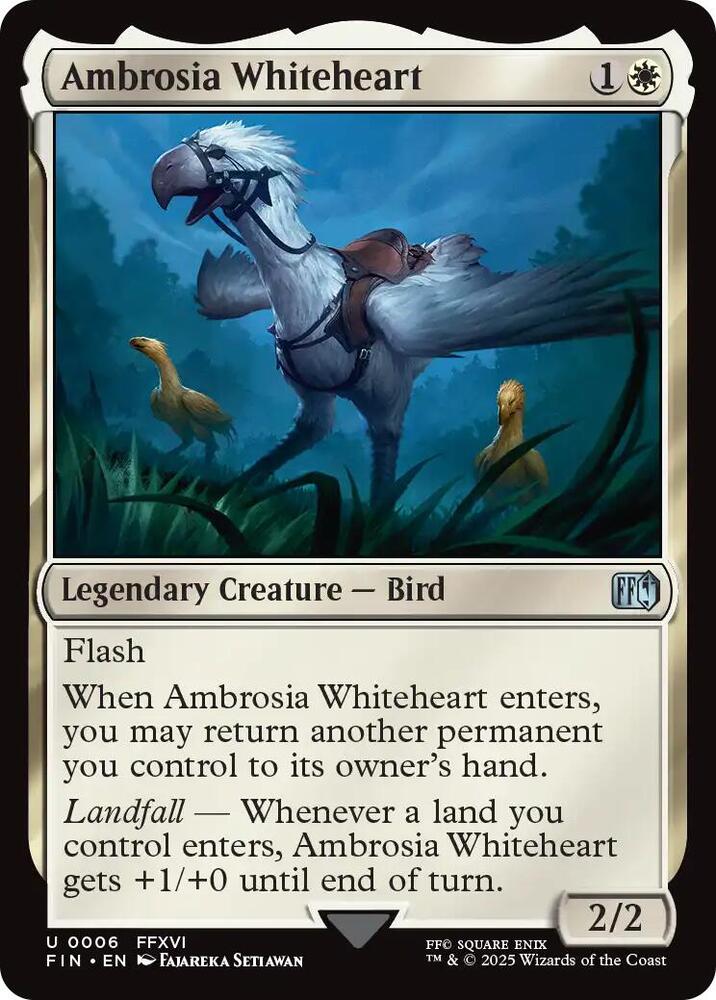 Ambrosia Whiteheart, FIN, 6, NM