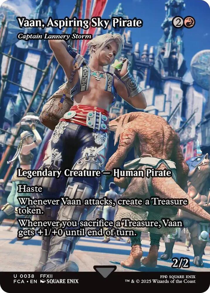 Vaan, Aspiring Sky Pirate - Captain Lannery Storm (Showcase), FCA, 38, NM