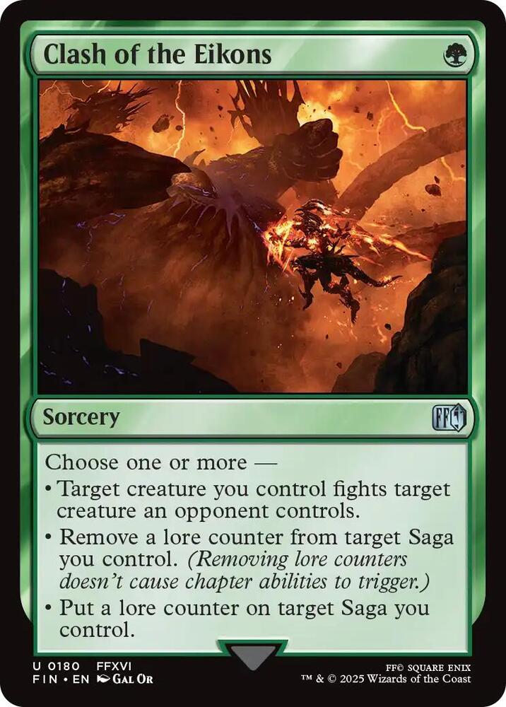 Clash of the Eikons, FIN, 180, NM