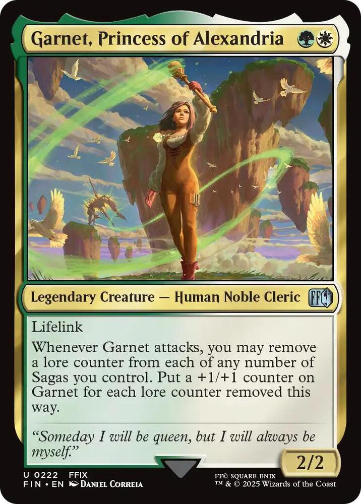 Garnet, Princess of Alexandria, FIN, 222, NM