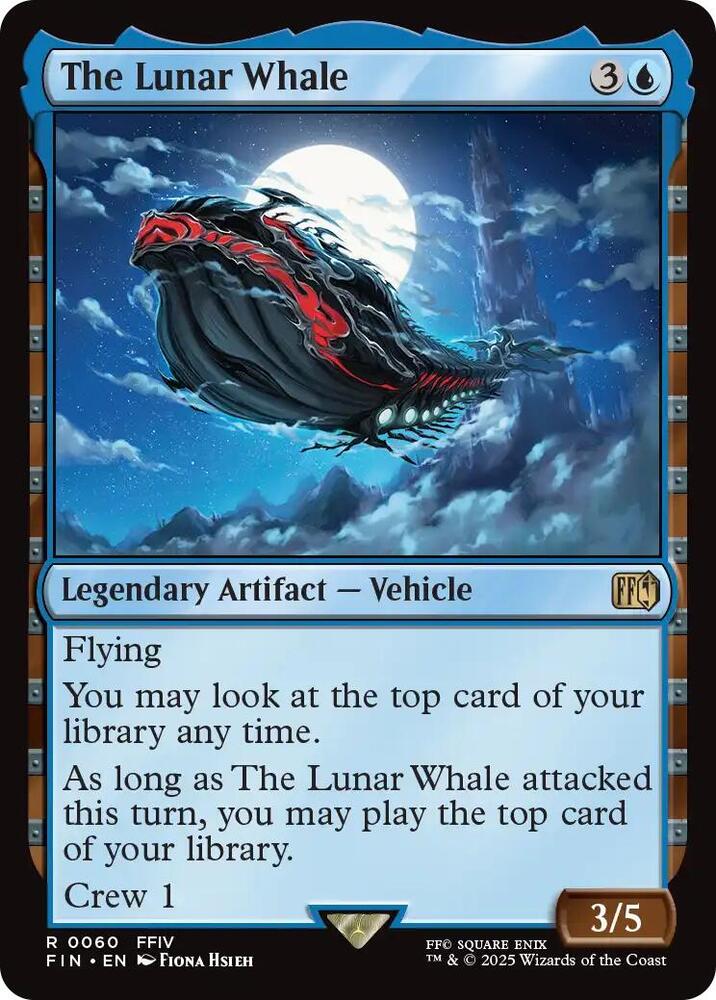 The Lunar Whale, FIN, 60, NM