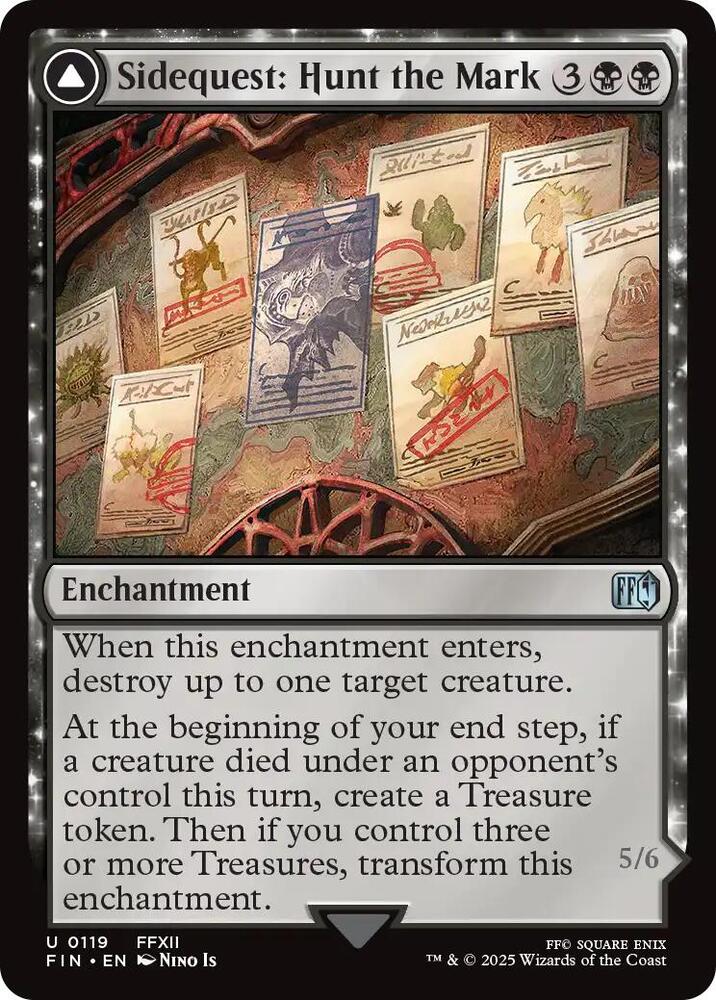 Sidequest: Hunt the Mark, FIN, 119, NM