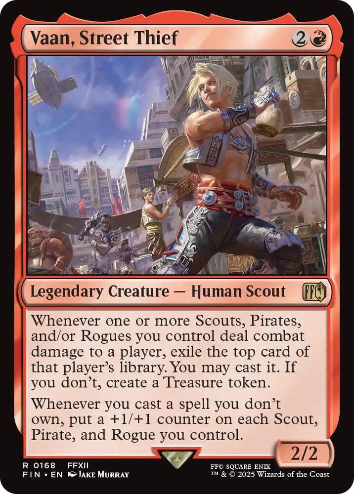 Vaan, Street Thief, FIN, 168, NM