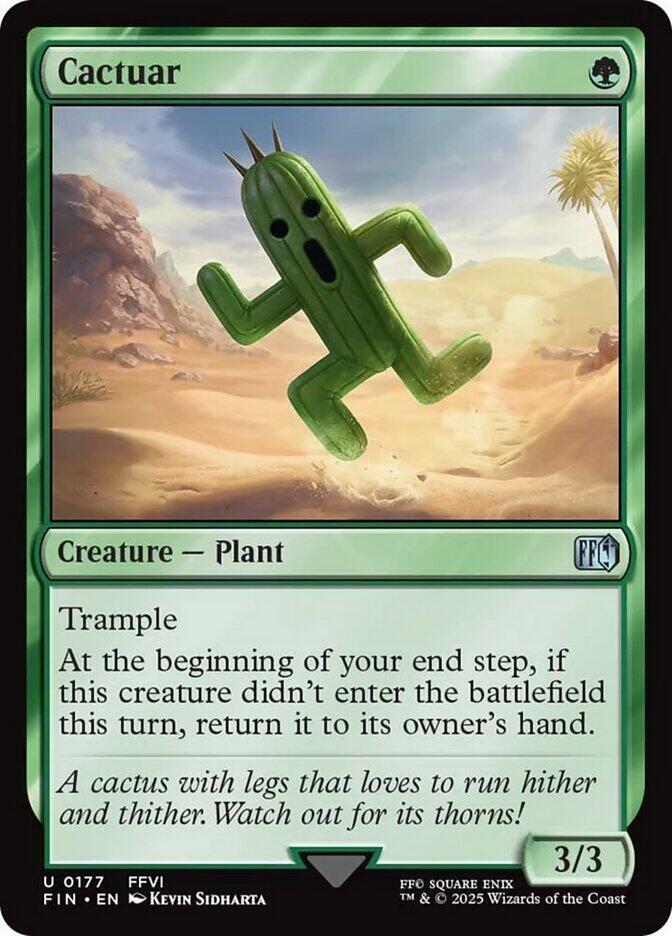 Cactuar, FIN, 177, NM, Foil