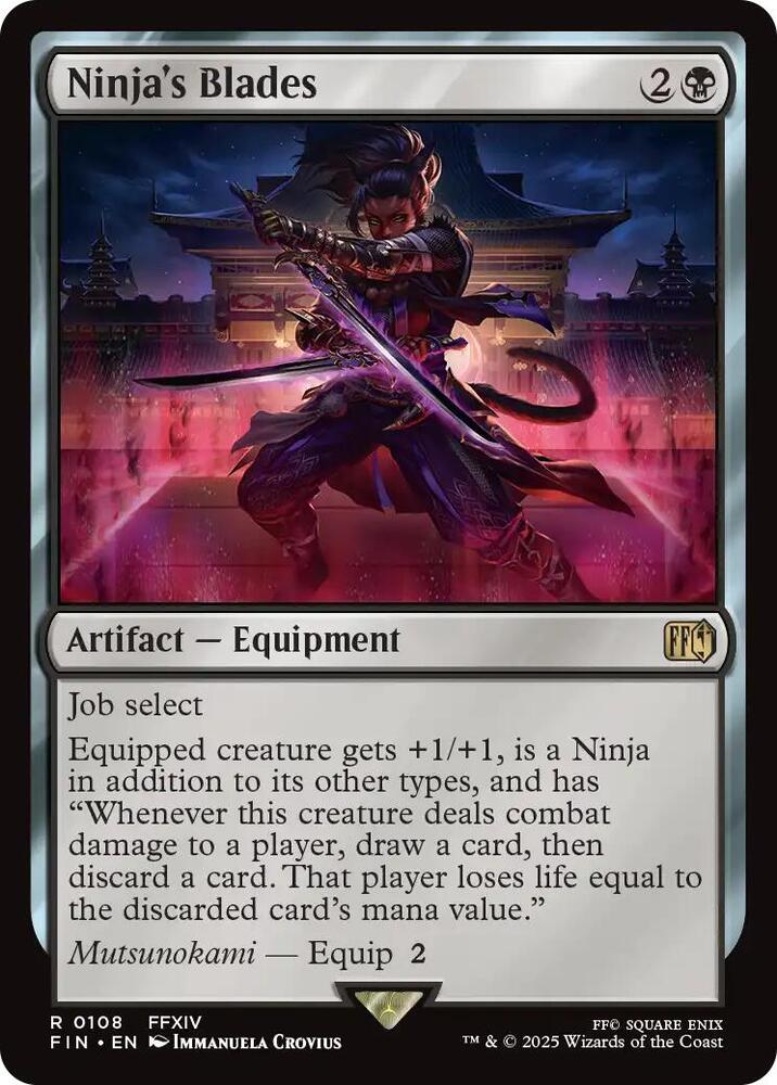 Ninja's Blades, FIN, 108, NM