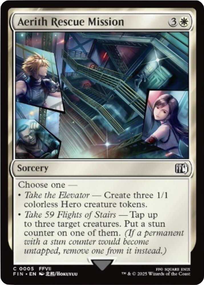 Aerith Rescue Mission, FIN, 5, NM