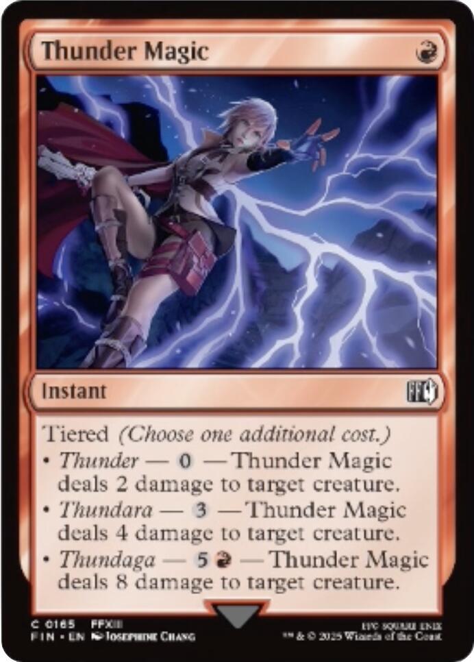 Thunder Magic, FIN, 165, NM, Foil