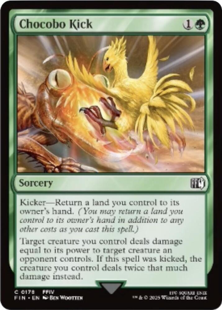 Chocobo Kick, FIN, 178, NM