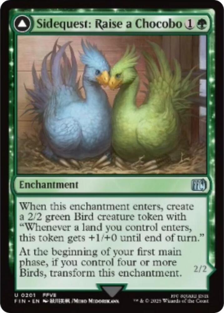 Sidequest: Raise a Chocobo, FIN, 201, NM