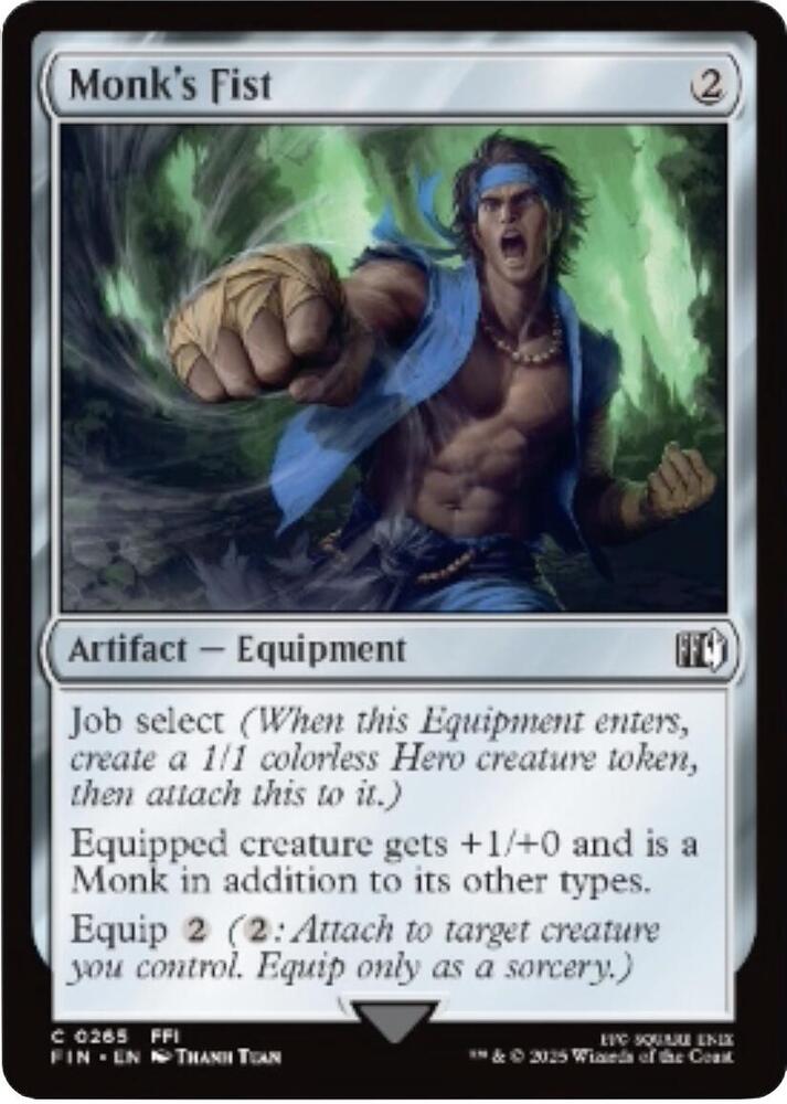 Monk's Fist, FIN, 265, NM