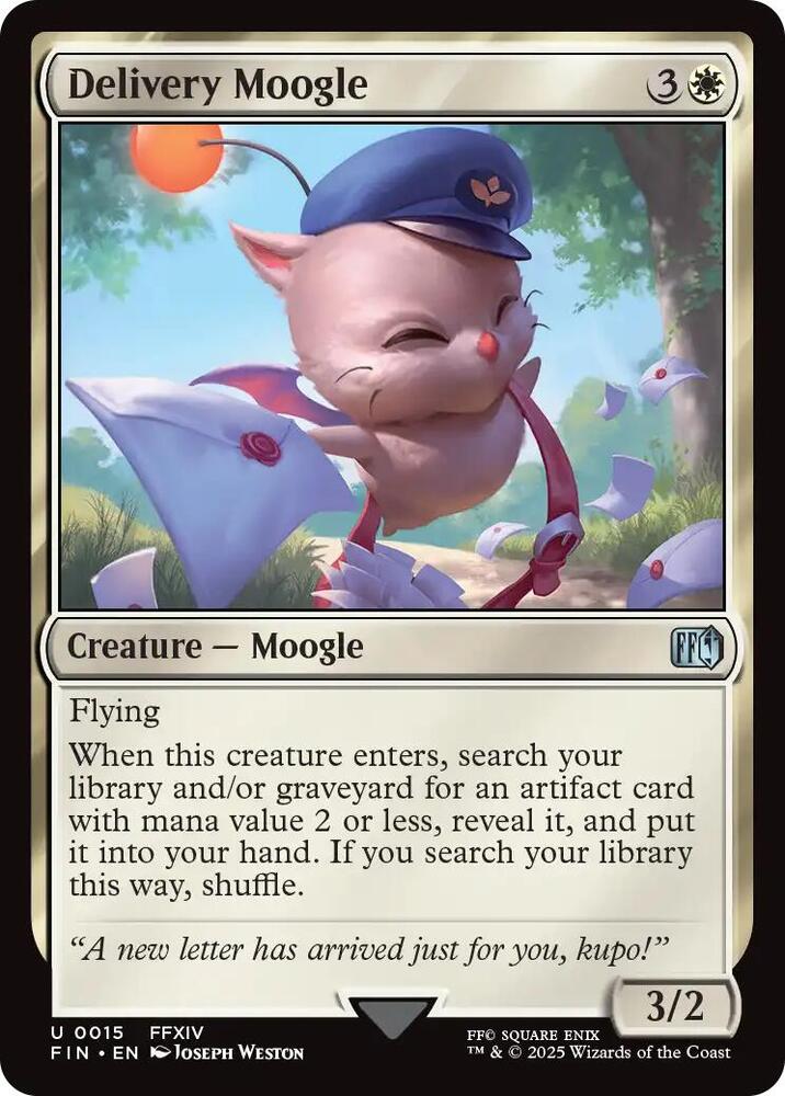 Delivery Moogle, FIN, 15, NM, Foil