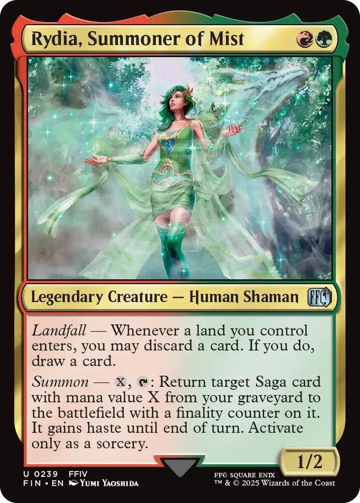 Rydia, Summoner of Mist, FIN, 239, NM