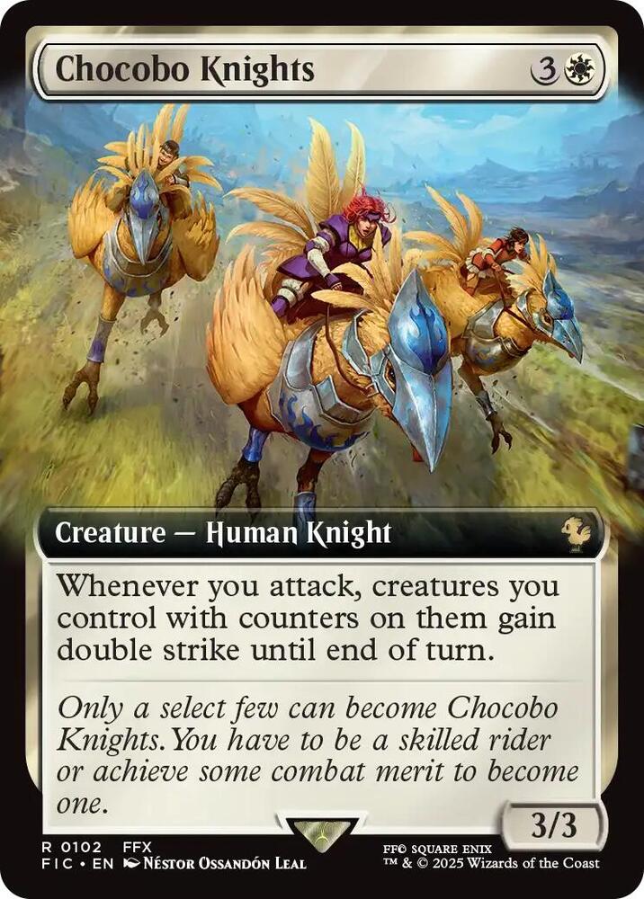 Chocobo Knights (Extended Art), FIC, 102, NM