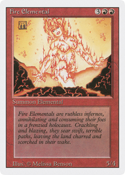 Fire Elemental (3ED) 149 - WZRD TCG