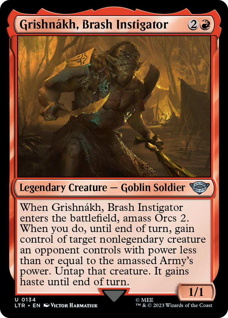 Grishnákh, Brash Instigator (LTR) 134 - WZRD TCG