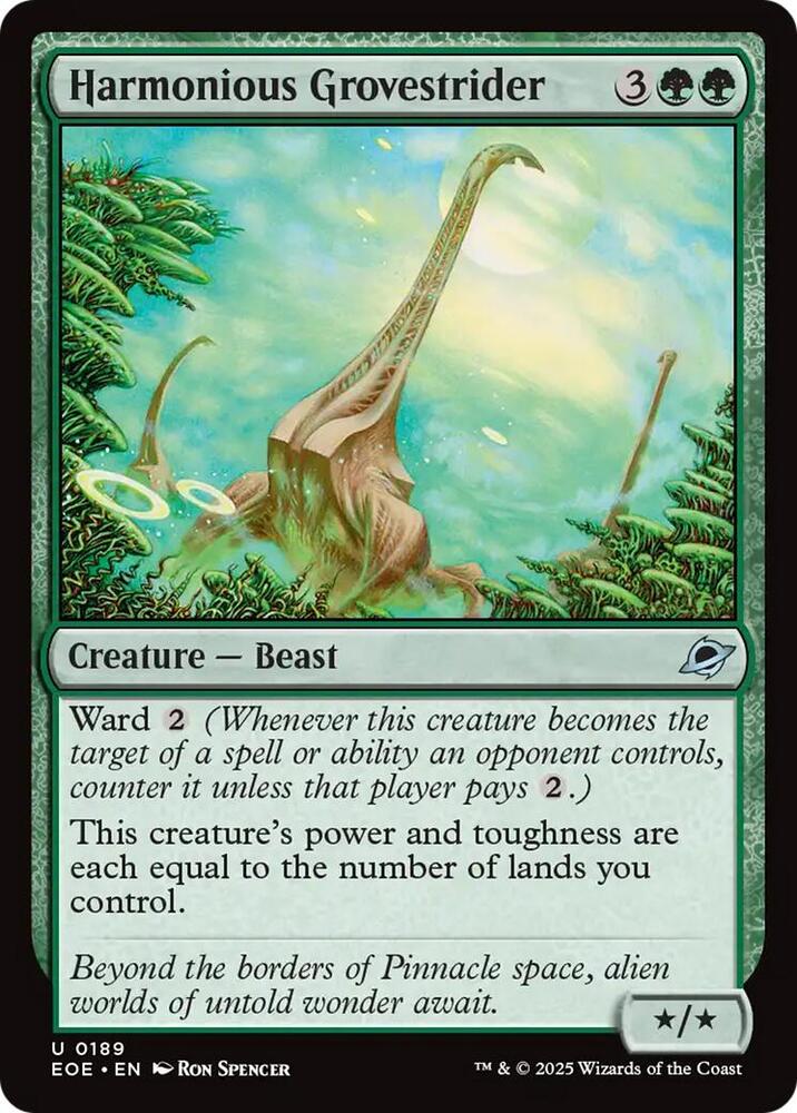 Harmonious Grovestrider, EOE, 189, NM