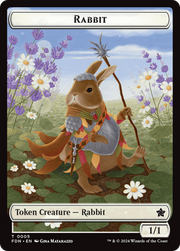Rabbit // Soldier Token (TFDN) 5 - WZRD TCG