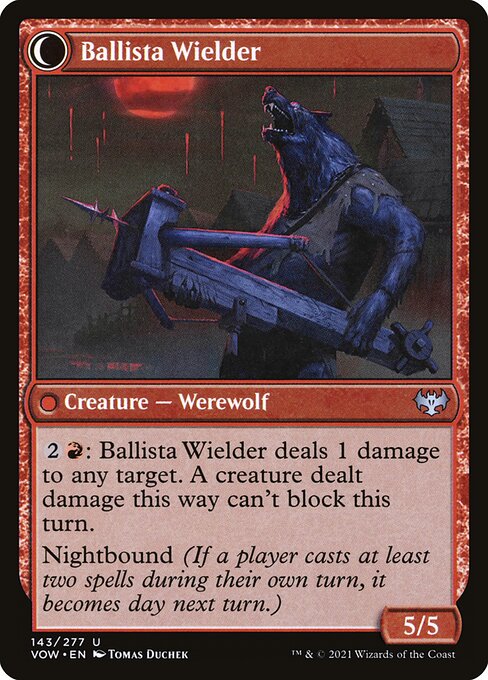 Ballista Watcher // Ballista Wielder (Innistrad: Crimson Vow 143) - WZRD TCG