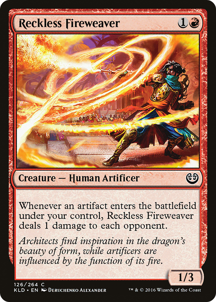 Reckless Fireweaver (KLD) 126 - WZRD TCG