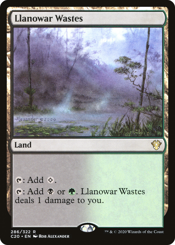 Llanowar Wastes (C20) 286
