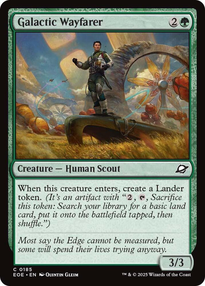 Galactic Wayfarer, EOE, 185, NM, Foil