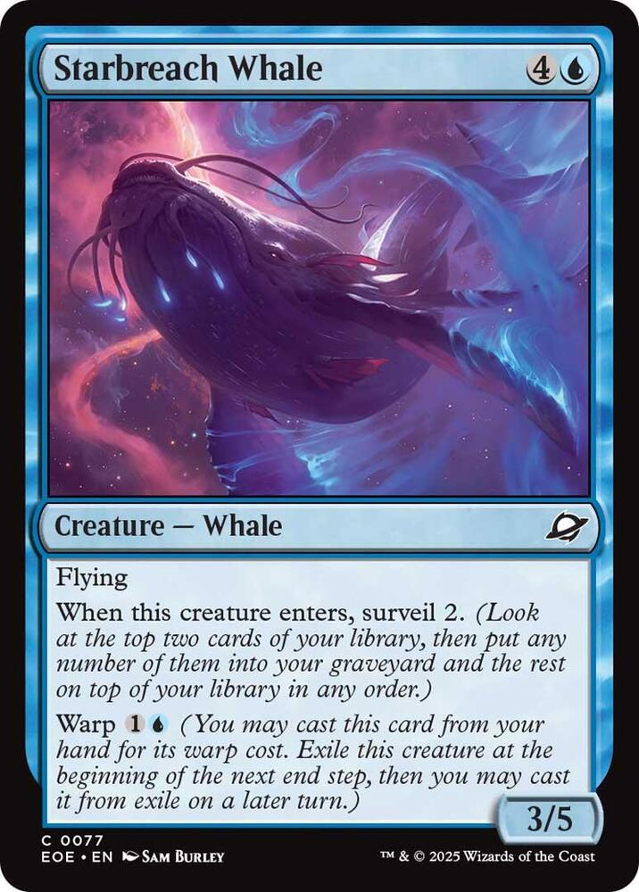 Starbreach Whale, EOE, 77, NM