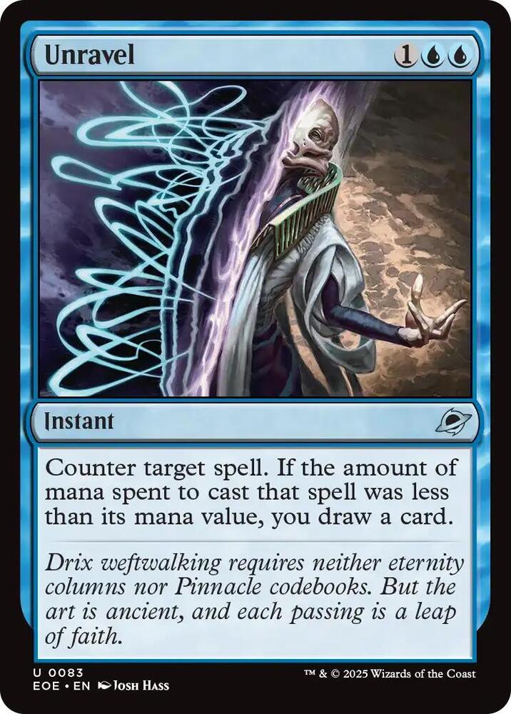 Unravel, EOE, 83, NM, Foil