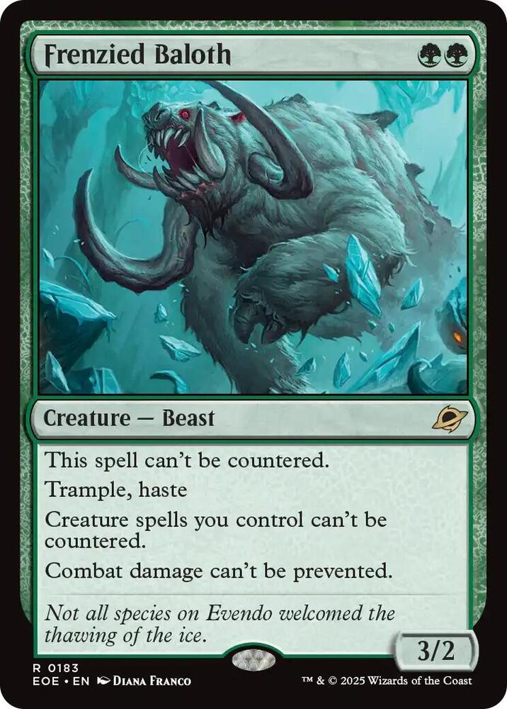 Frenzied Baloth, EOE, 183, NM