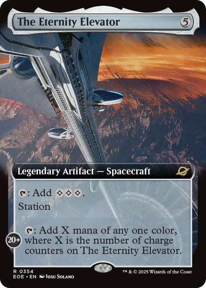 The Eternity Elevator (Extended Art), EOE, 354, NM