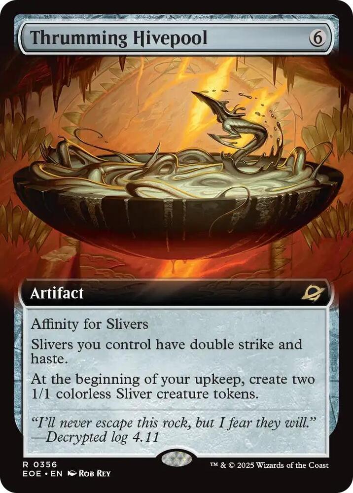 Thrumming Hivepool (Extended Art), EOE, 356, NM, Foil