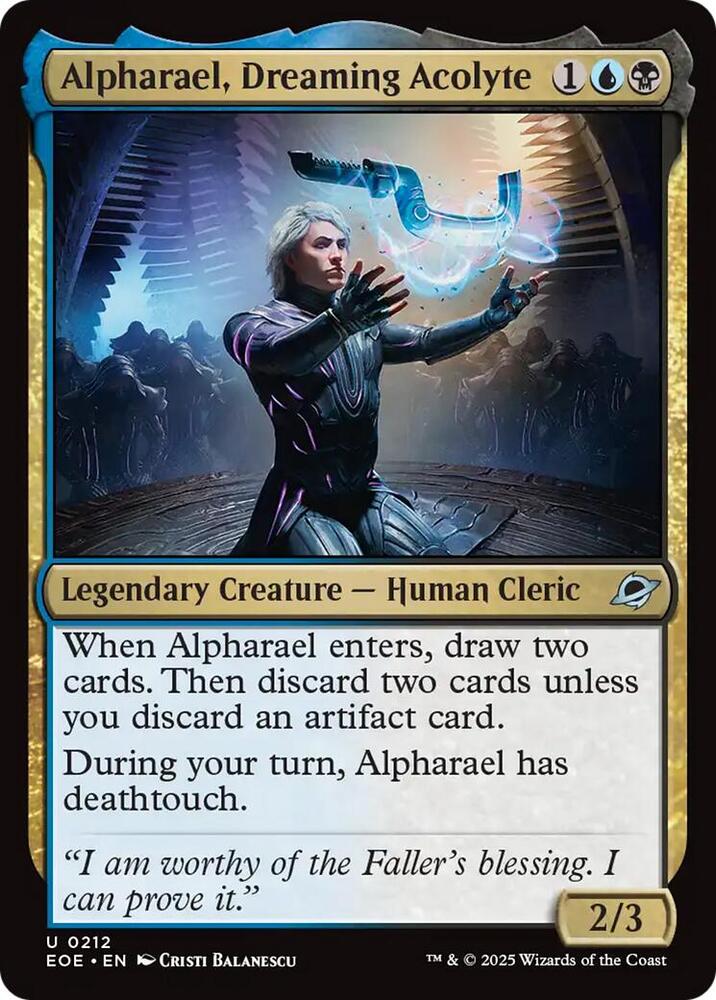 Alpharael, Dreaming Acolyte, EOE, 212, NM, Foil