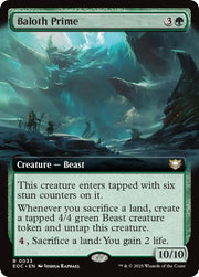 Baloth Prime (Extended Art), EOC, 33, NM