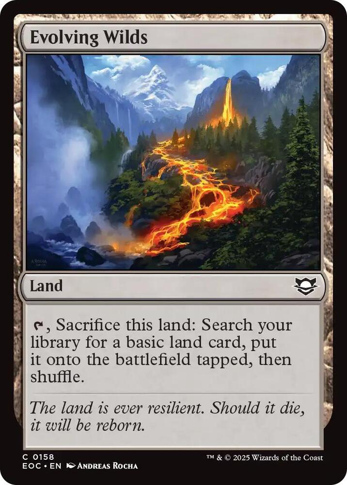 Evolving Wilds, EOC, 158, NM