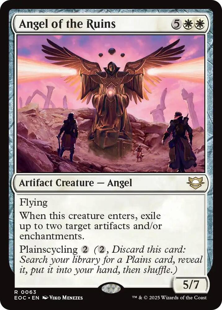 Angel of the Ruins, EOC, 63, NM