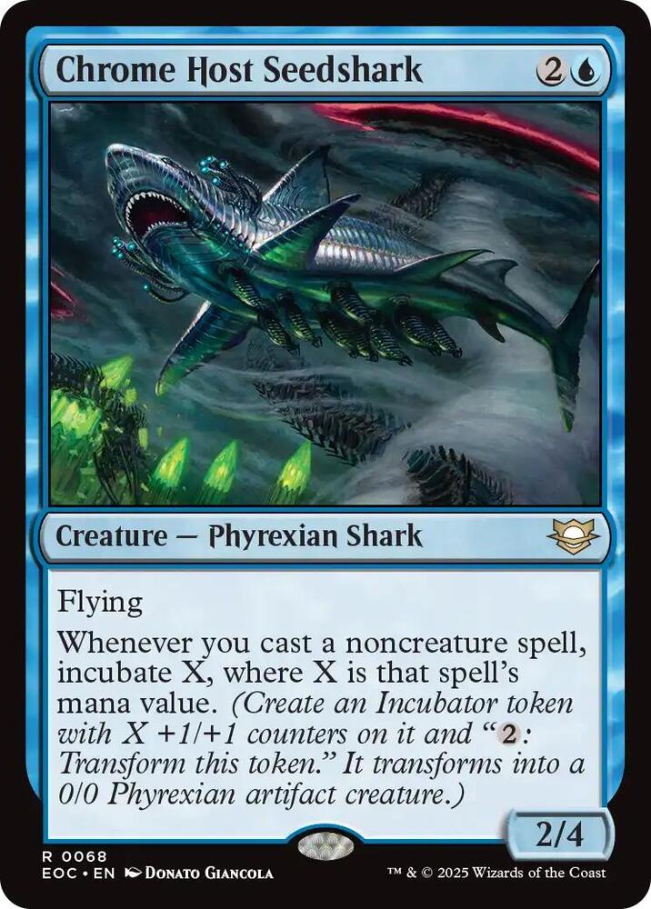 Chrome Host Seedshark, EOC, 68, NM