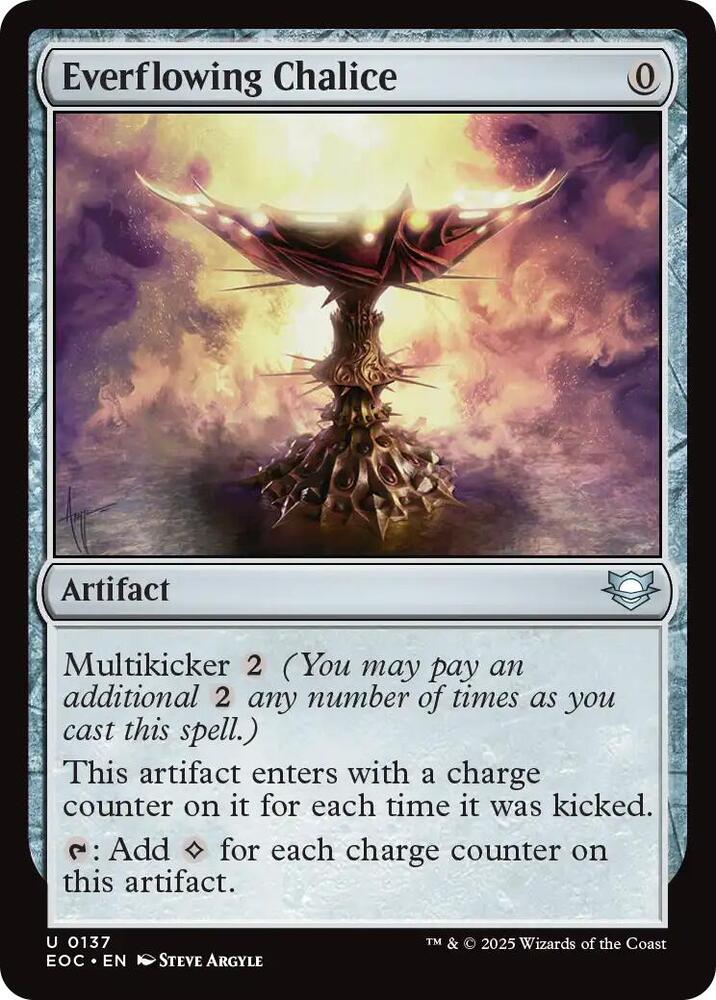 Everflowing Chalice, EOC, 137, NM
