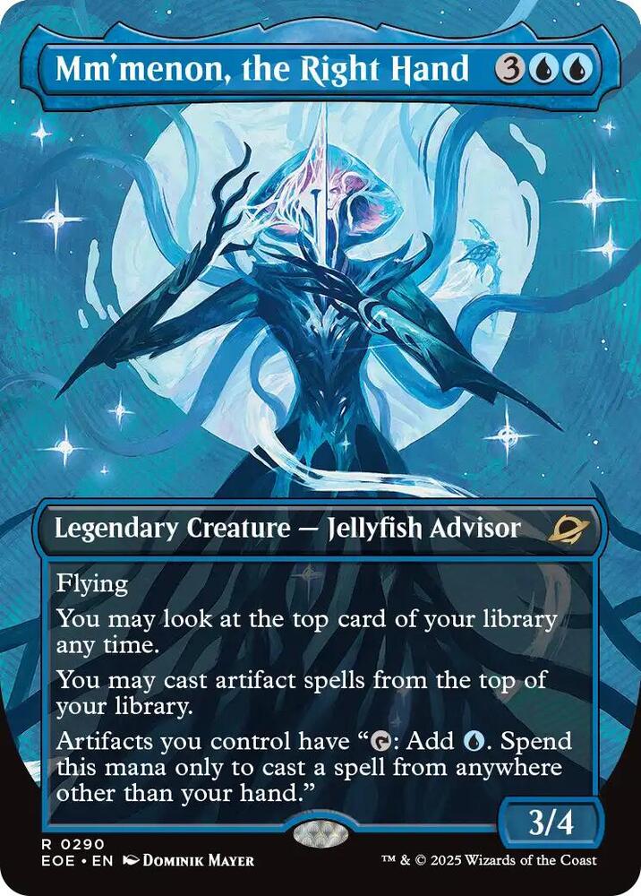 Mm'menon, the Right Hand (Borderless), EOE, 290, NM