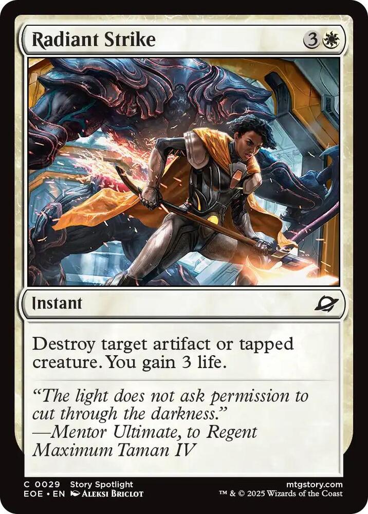 Radiant Strike, EOE, 29, NM