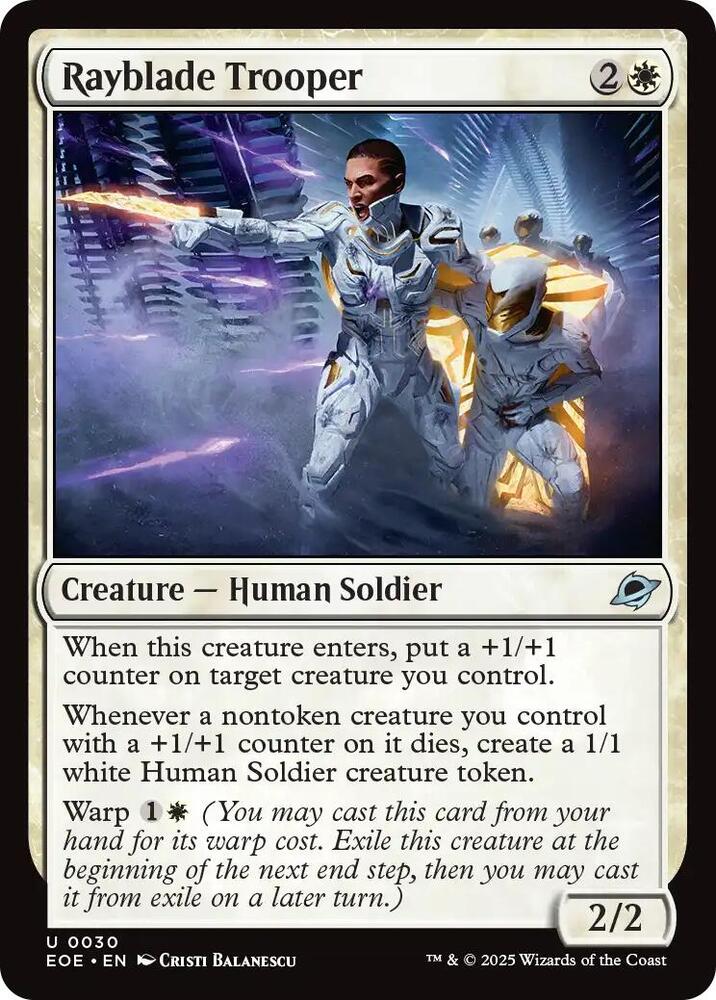 Rayblade Trooper, EOE, 30, NM