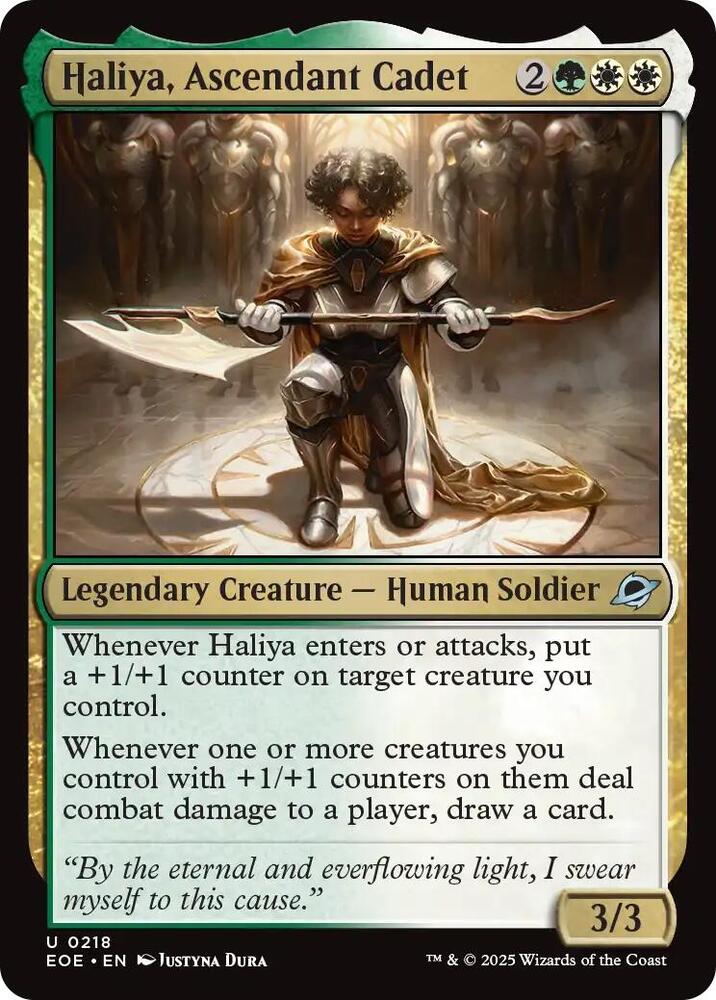 Haliya, Ascendant Cadet, EOE, 218, NM