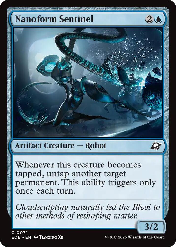 Nanoform Sentinel, EOE, 71, NM, Foil