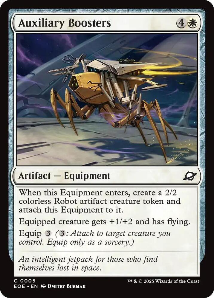 Auxiliary Boosters, EOE, 5, NM, Foil