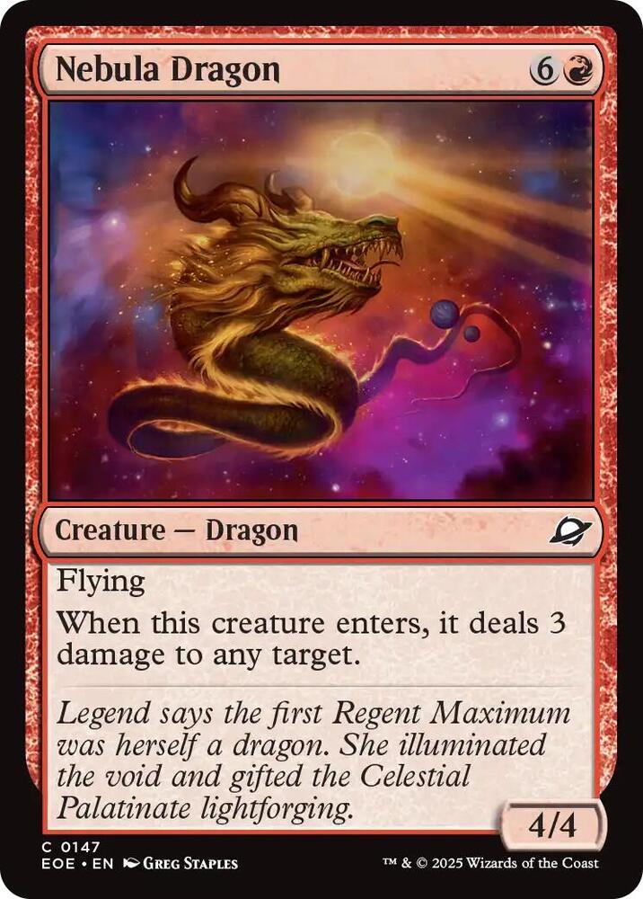 Nebula Dragon, EOE, 147, NM