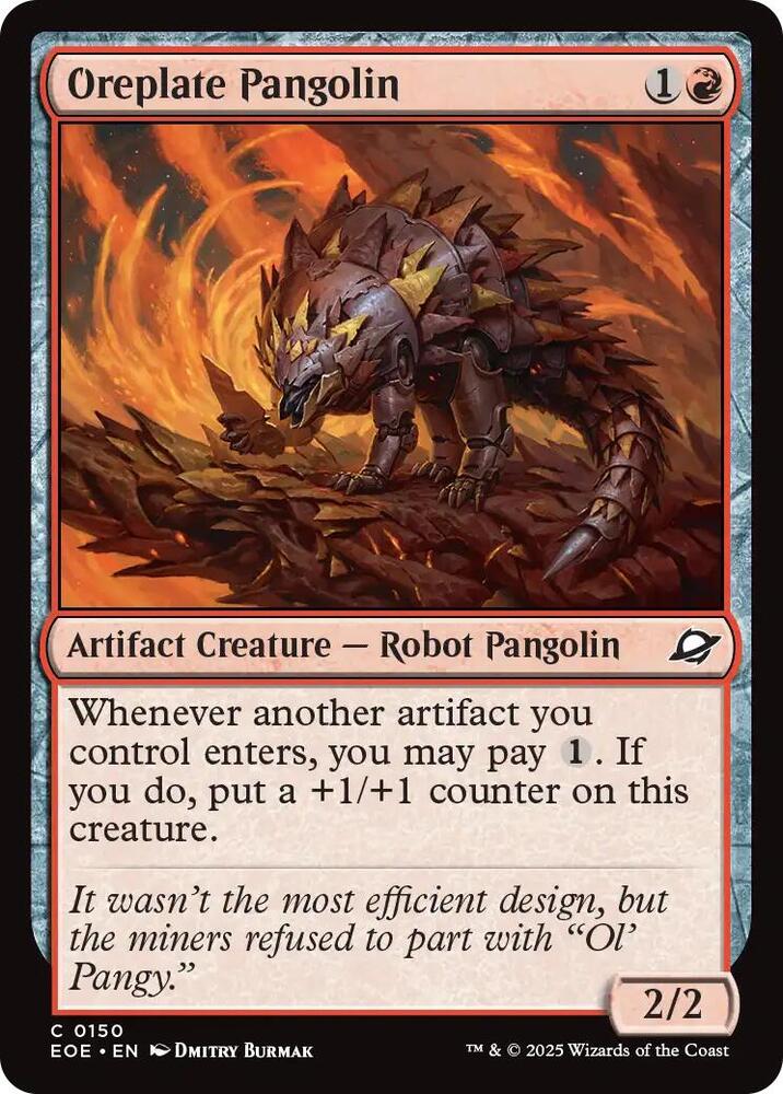 Oreplate Pangolin, EOE, 150, NM