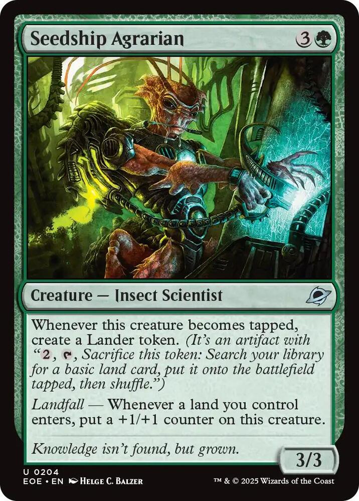 Seedship Agrarian, EOE, 204, NM, Foil