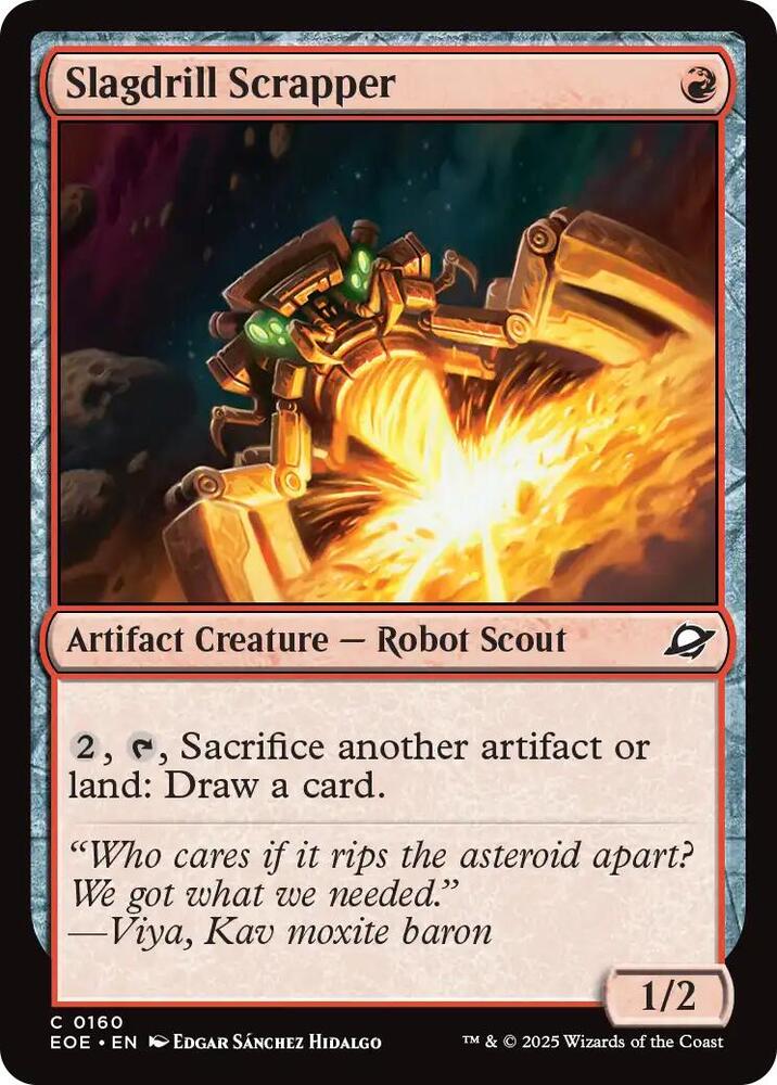 Slagdrill Scrapper, EOE, 160, NM, Foil