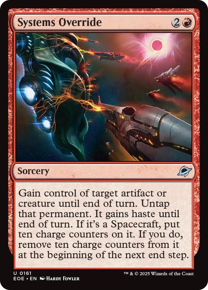 Systems Override, EOE, 161, NM