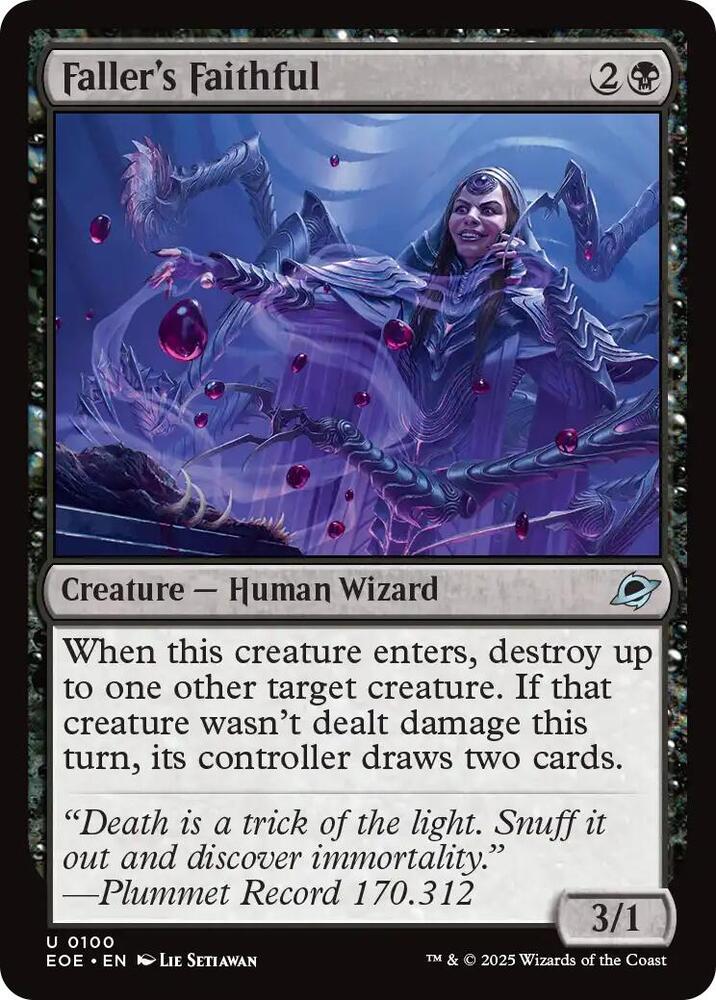 Faller's Faithful, EOE, 100, NM